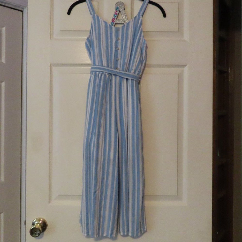 light blue and wright romper